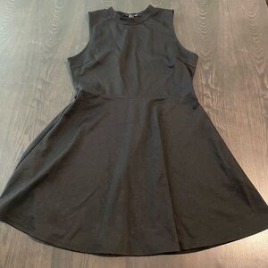 Forever21 Black sleeveless dress size large